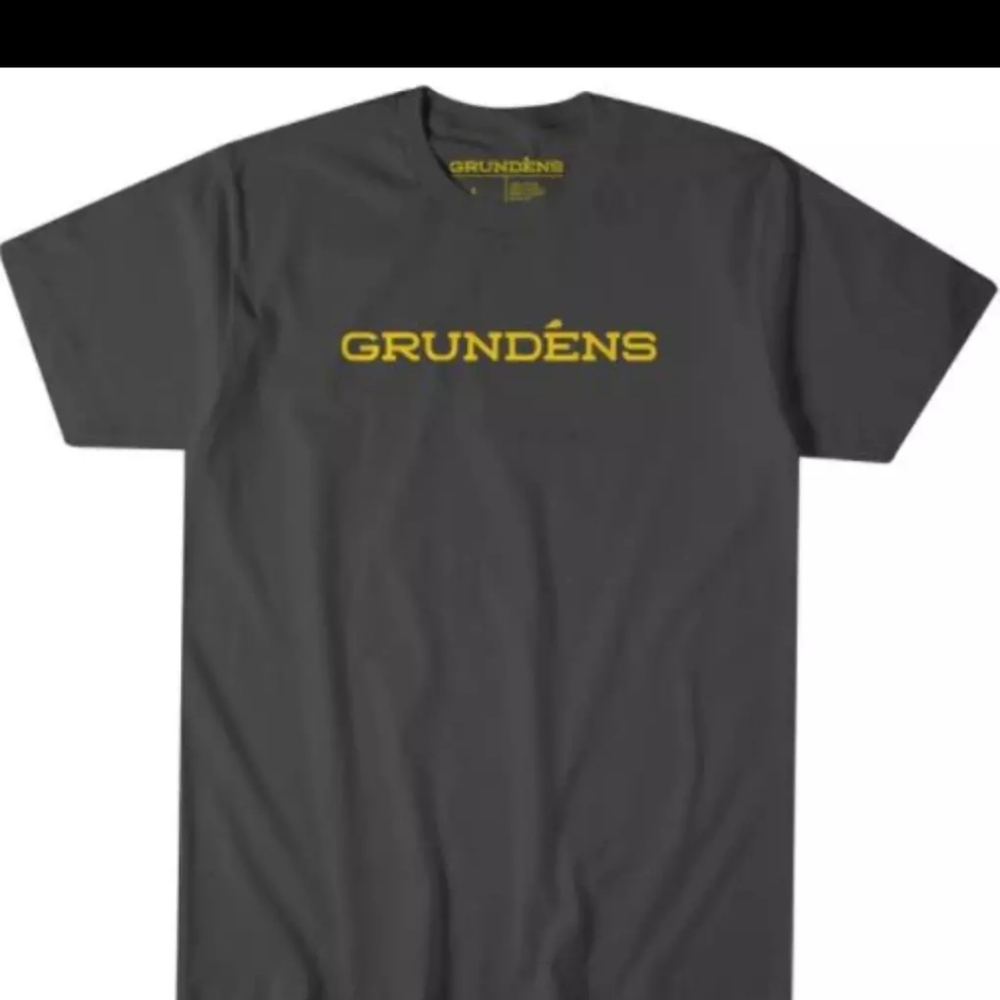 Grundens Wrdmrk T-Shirt Charcoal Size Large *NEW*